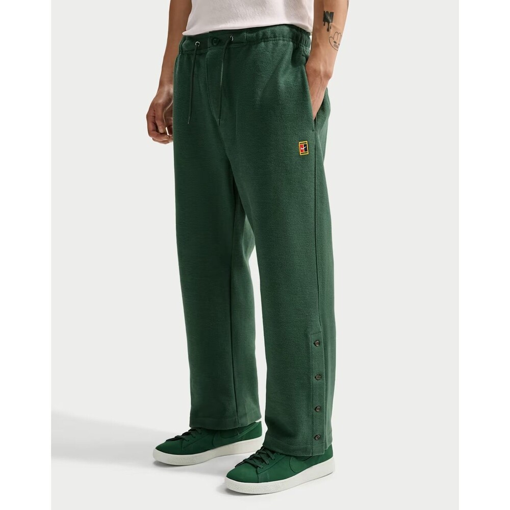 Nike Club Rules French Terry Open Hem Pants Men's Large Green IQ8436-323
